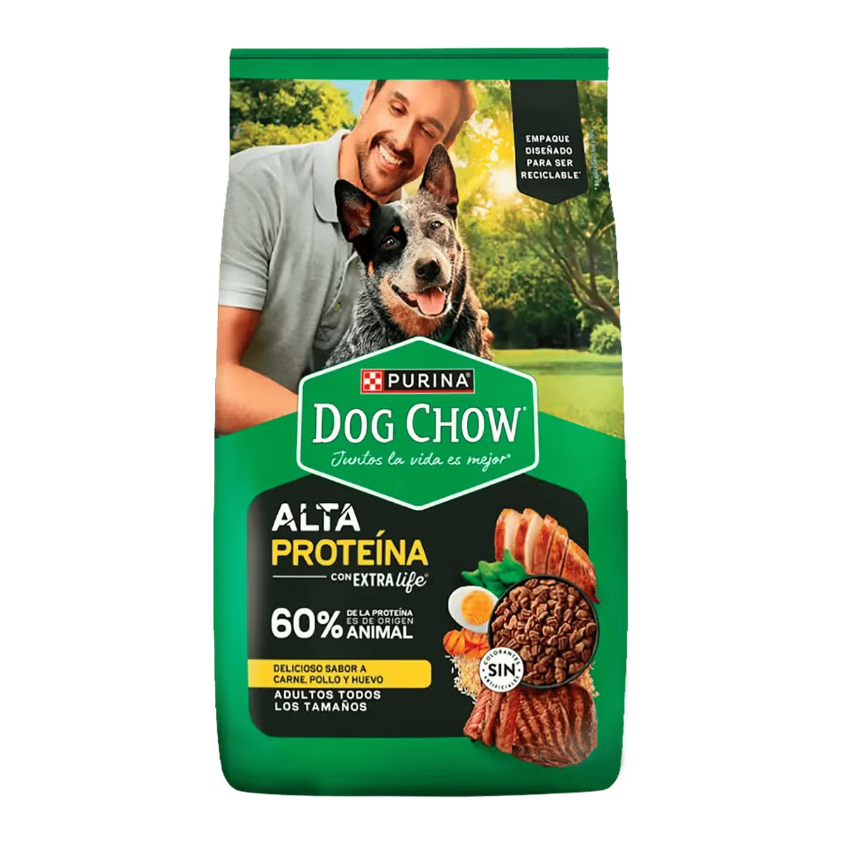 Dog Chow® adulto todas las razas Alta Proteína