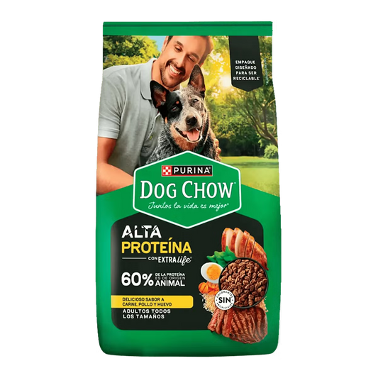Dog Chow® adulto todas las razas Alta Proteína